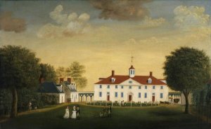 Edward Savage - The West Front of Mount Vernon, c. 1787-1792