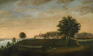 Edward Savage - The East Front of Mount Vernon, c. 1787-1792