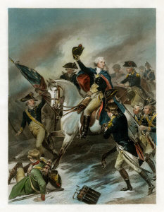 After Alonzo Chappel - Washington at the Battle of Princeton