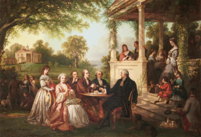 Thomas Prichard Rossiter - Palmy Days at Mount Vernon