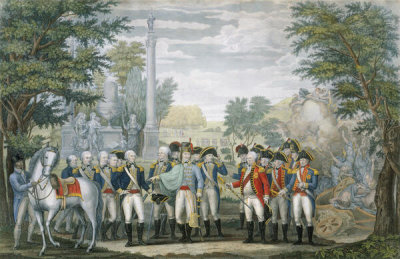 After  J.F. Renault - The British Surrendering Their Arms to General Washington, Yorktown, 1781