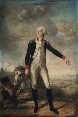 Jean-Baptiste Le Paon - Marquis de Lafayette, c. 1780-1790